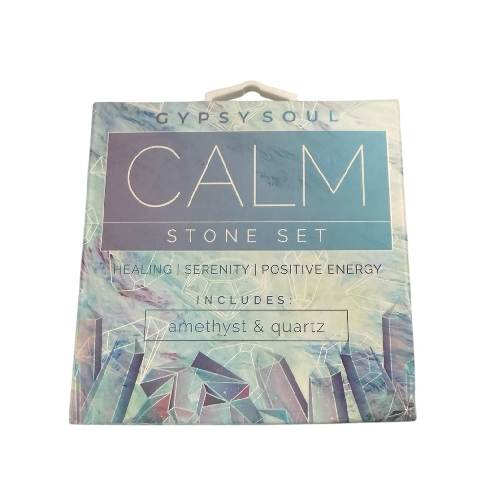 Gypsy Soul Calm Stone Set Amethyst & Quartz Crystals NWT